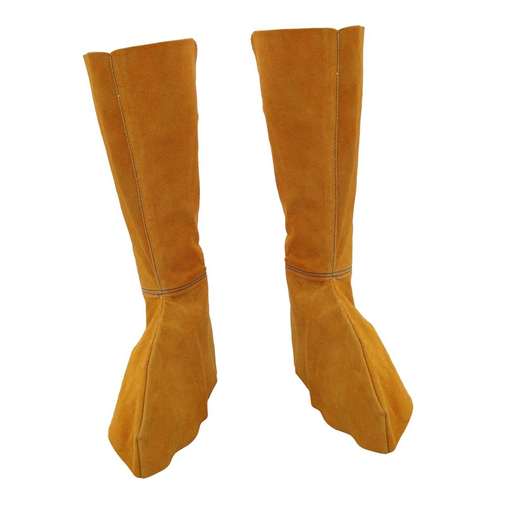 1 Pair Welding Protective Shoes Shoe Spats Calves Feet Cover Welder