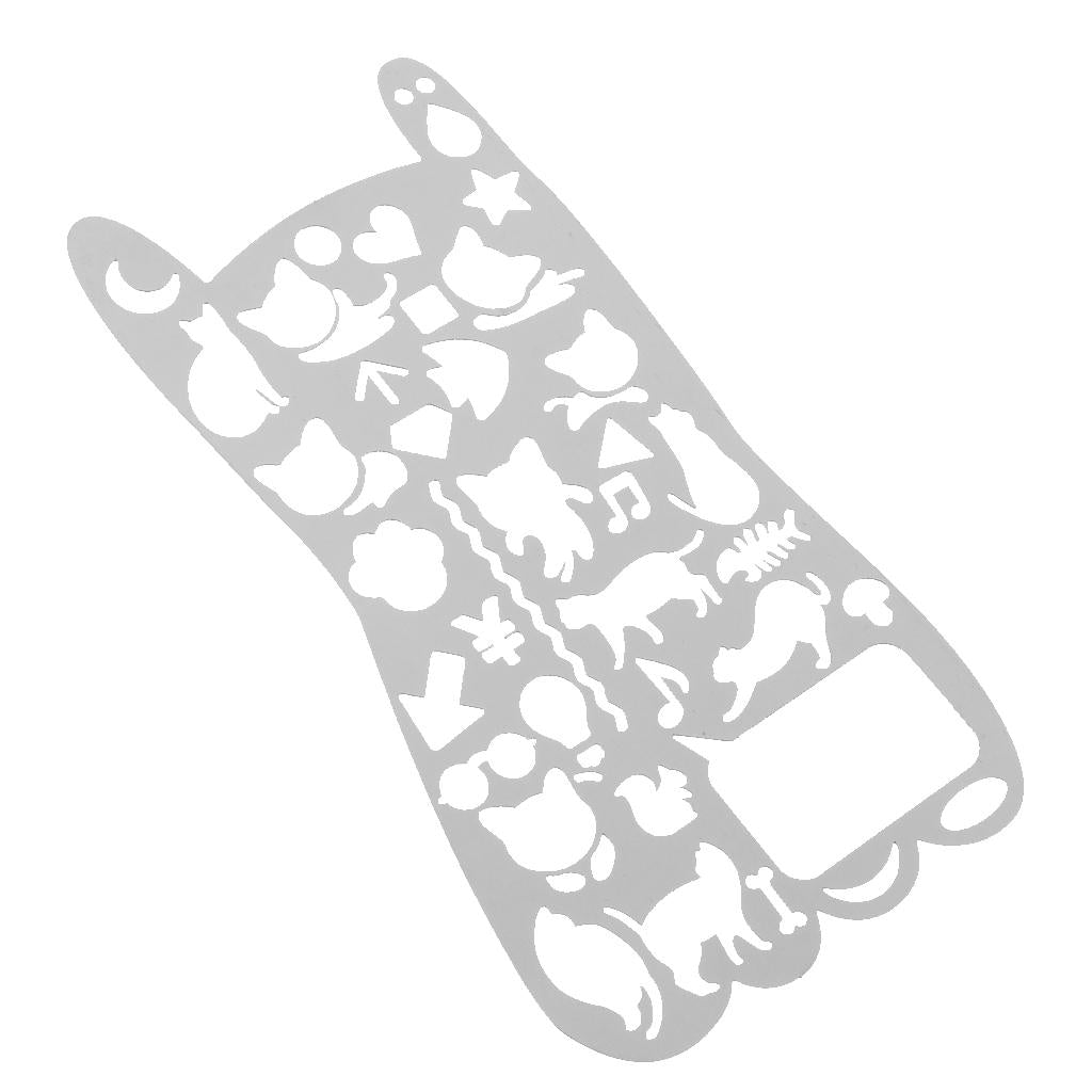 Cute Hollow Drawing Template Painting Stencils for Art Craft/DIY Album Type1