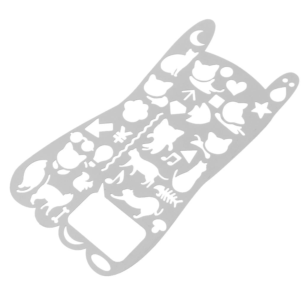 Cute Hollow Drawing Template Painting Stencils for Art Craft/DIY Album Type1