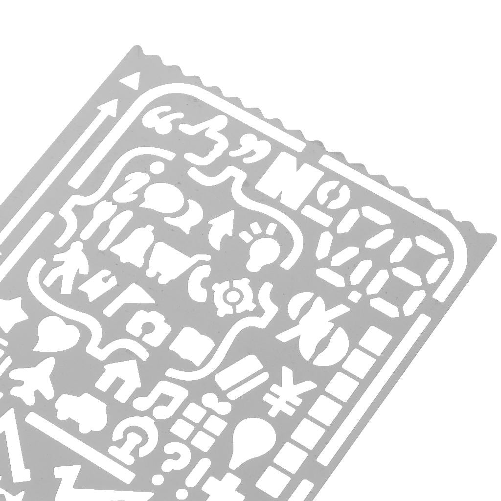 Cute Hollow Drawing Template Painting Stencils for Art Craft/DIY Album Type4