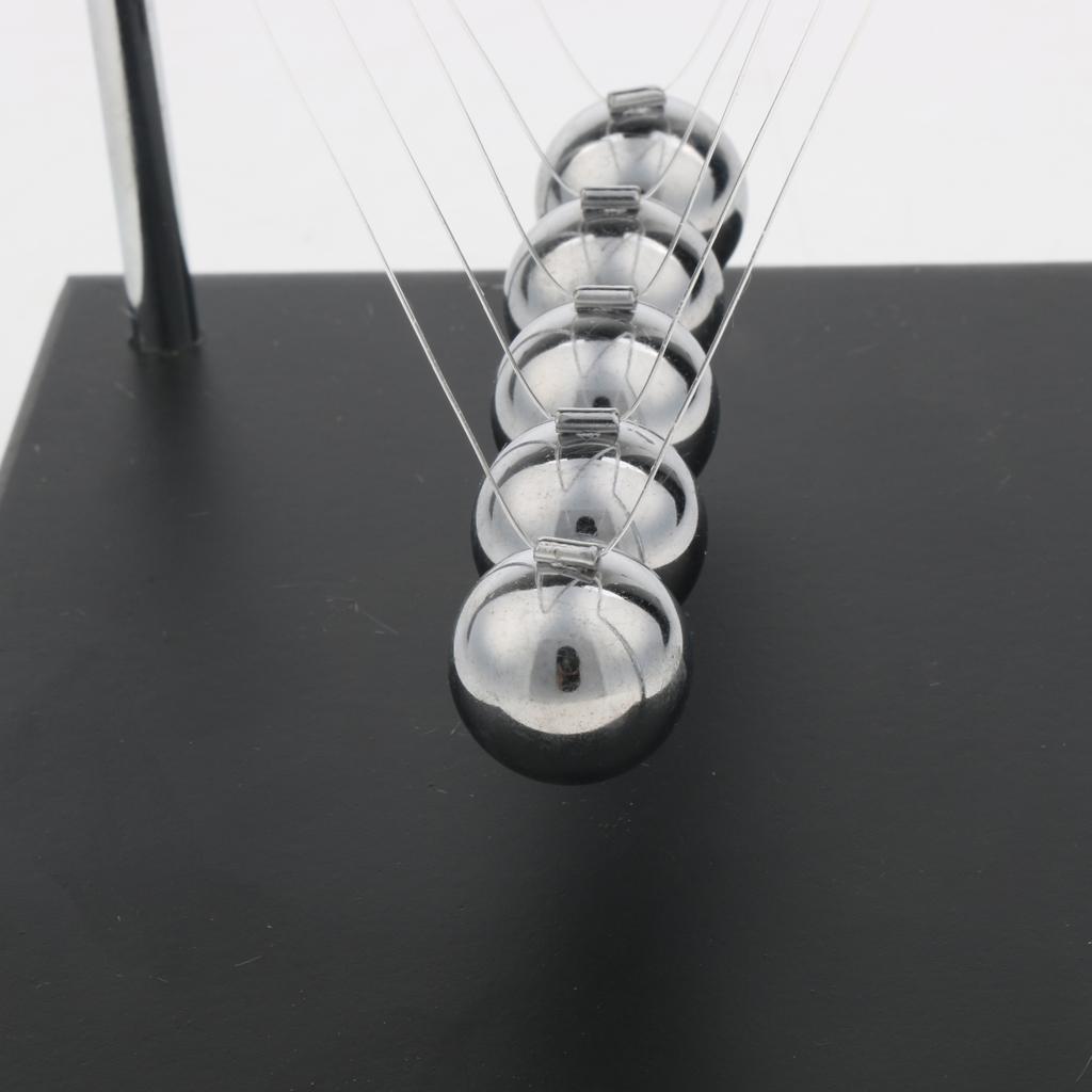 Newton's Cradle Steel Balance Ball Physics Science Pendulum Toy Desk Decor