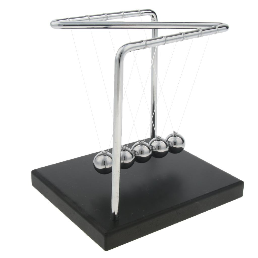 Newton's Cradle Steel Balance Ball Physics Science Pendulum Toy Desk Decor