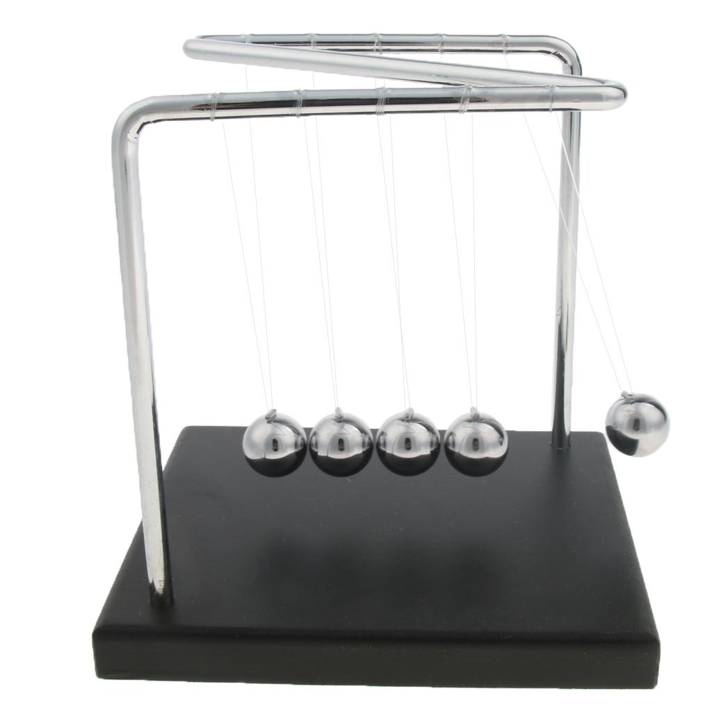 Newton's Cradle Steel Balance Ball Physics Science Pendulum Toy Desk Decor