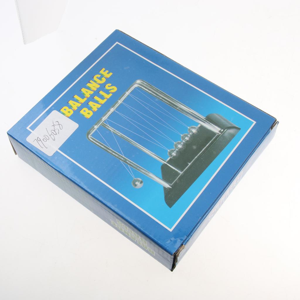 Square Newton's Cradle Balance Balls Physics Science Pendulum Toy Small