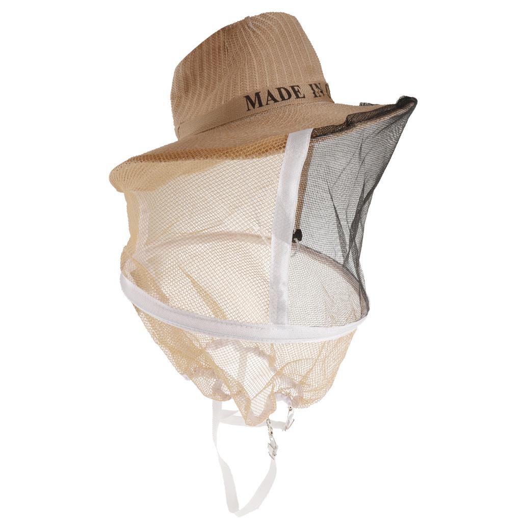 Beekeeping Beekeepers Hat Veil for Bee Protection Cowboy Hat Anti-flies