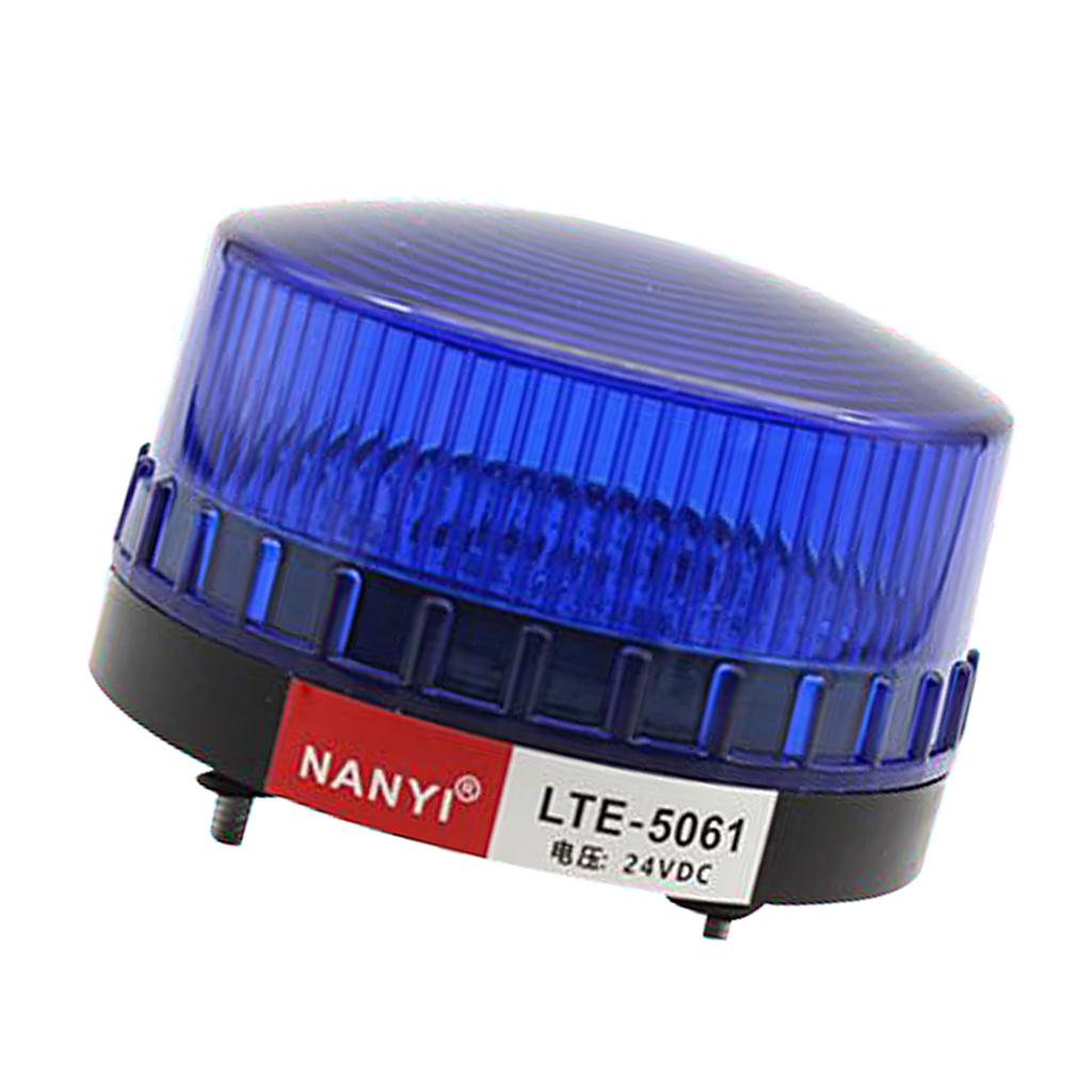 Emergency LED Beacon Blue Flashing Strobe Signal Warning Light Lamp, DC24V