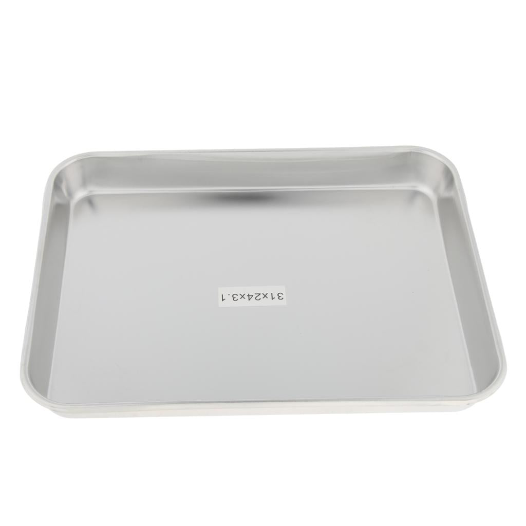 Stainless Steel Instrument Tray Lab Tool Holder Dish 31cm