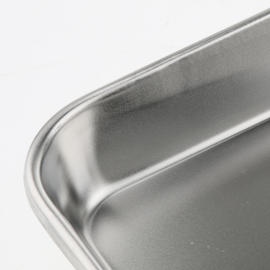 Stainless Steel Instrument Tray Lab Tool Holder Dish 40cm