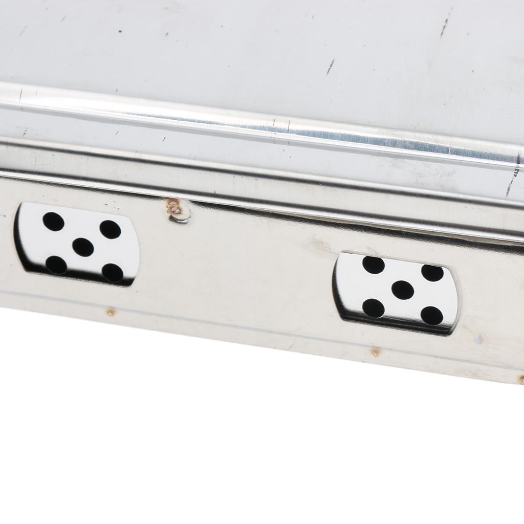 Instrument Box w/ Lid Stainless Steel 201 6Inch with Holes