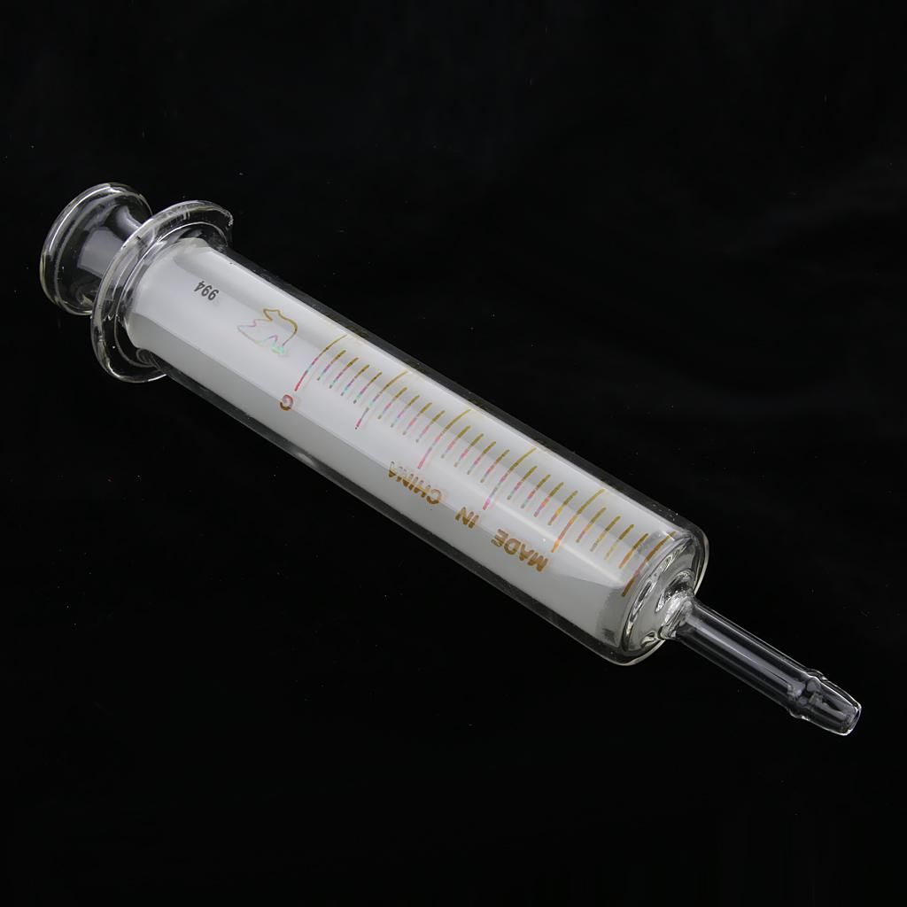 Reusable Glass Glycerin Syringe for Enema Purposes Lab Experiment 50ml
