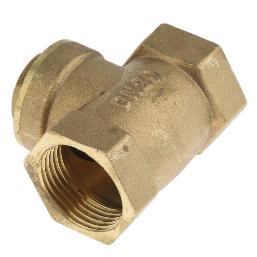 Horizontal Female Thread Brass Single Way Check Valve DN20-3/4inch