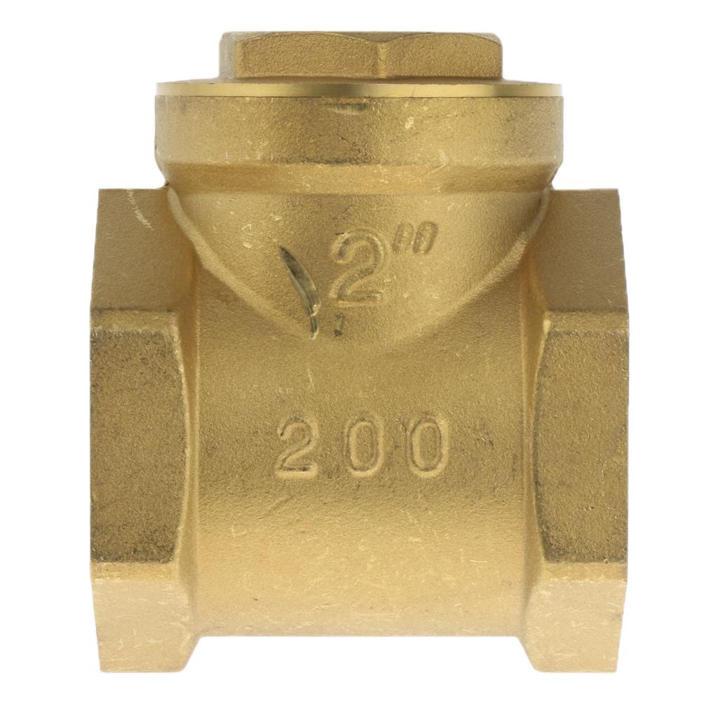 Horizontal Female Thread Brass Single Way Check Valve DN40-1.5inch