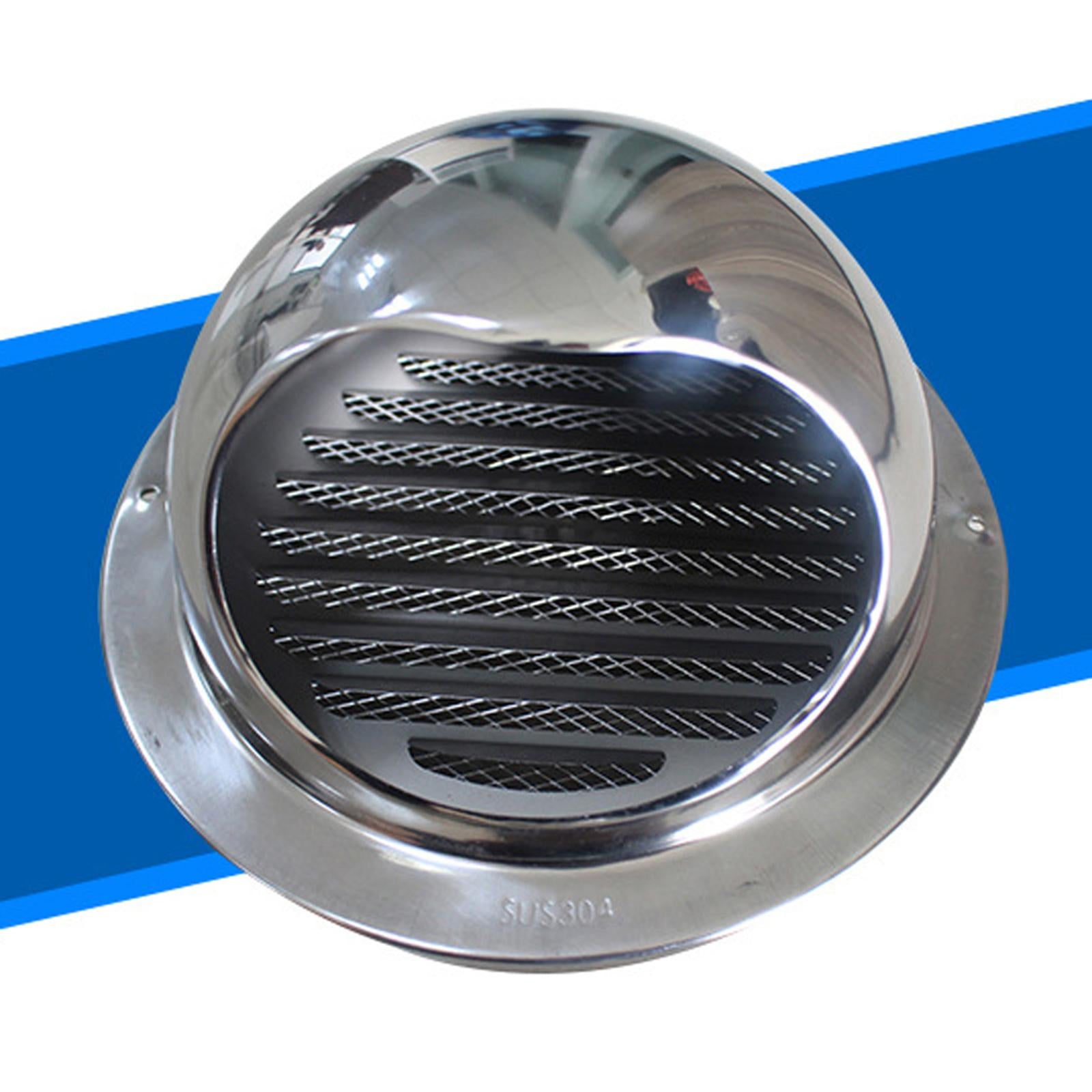 Ball Air Vent Cover Grille Outlet Exhaust Port, Stainless Steel 100mm
