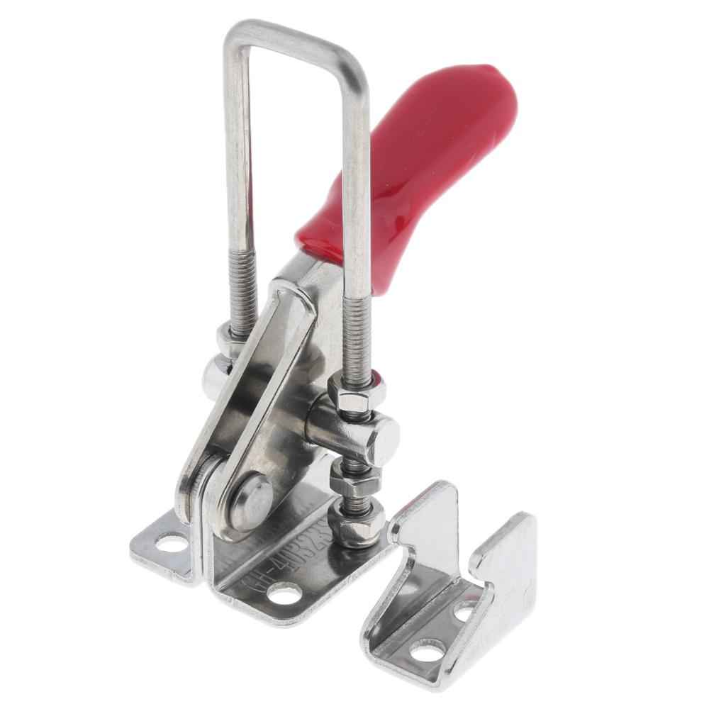GH-40323 SS Quick Release Latch Type Toggle Clamp, 170kg Holding Capacity