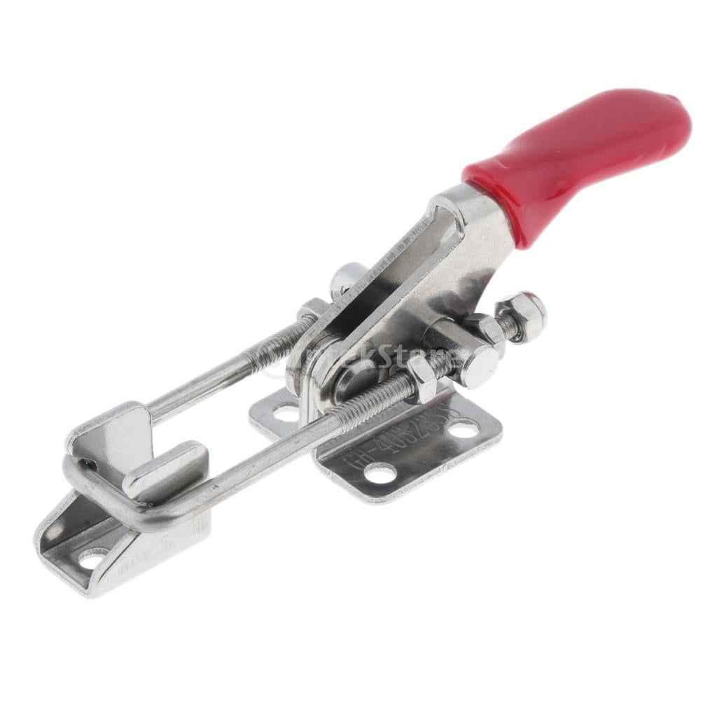 GH-40323 SS Quick Release Latch Type Toggle Clamp, 170kg Holding Capacity