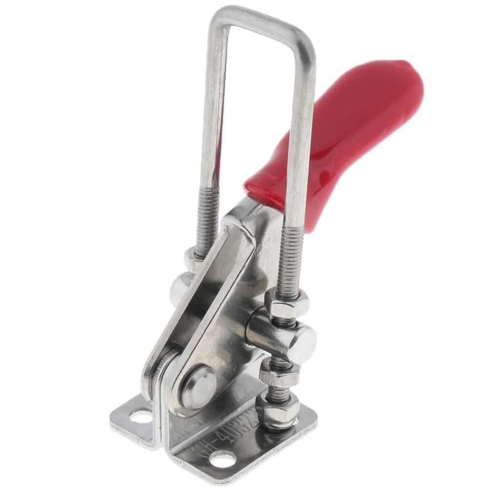 GH-40323 SS Quick Release Latch Type Toggle Clamp, 170kg Holding Capacity