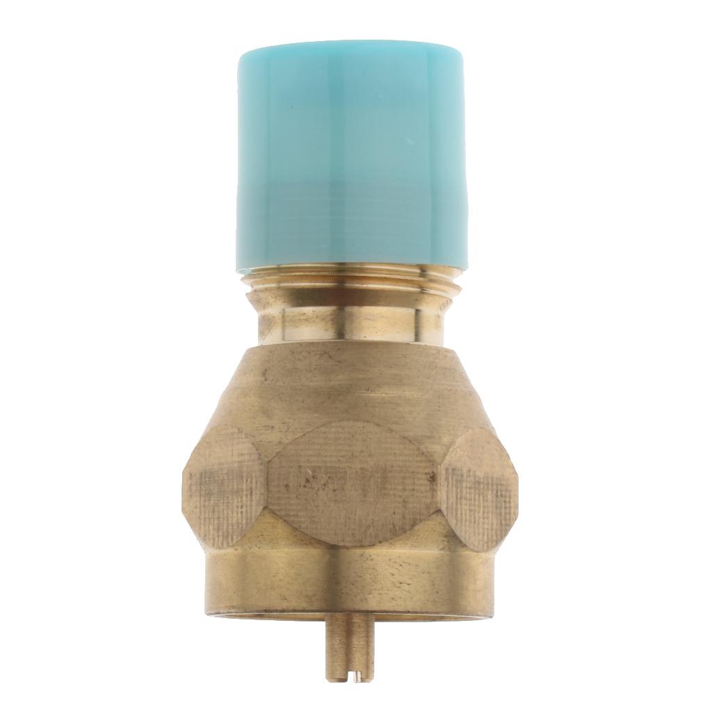 1 Pack Propane Refill Adapter Lp Gas Cylinder Tank Coupler Heater 1lb, Brass
