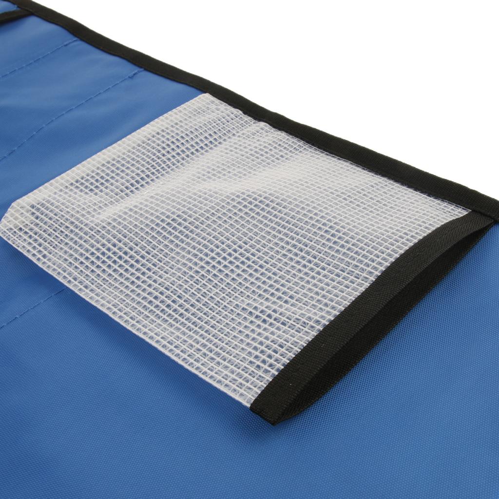 Desk Pocket Organizer Bedside Storage Bag Oxford Cloth Book Student Blue