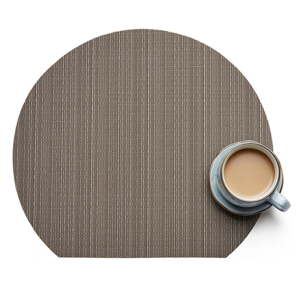 Semi-Circle Placemat Pad Table Coaster Bowl Mat Heat Resistant Green