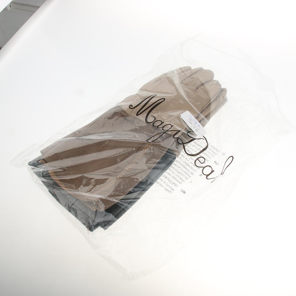 Leather Safety Work Gloves Welding Welder Protective Gloves Length 37cm