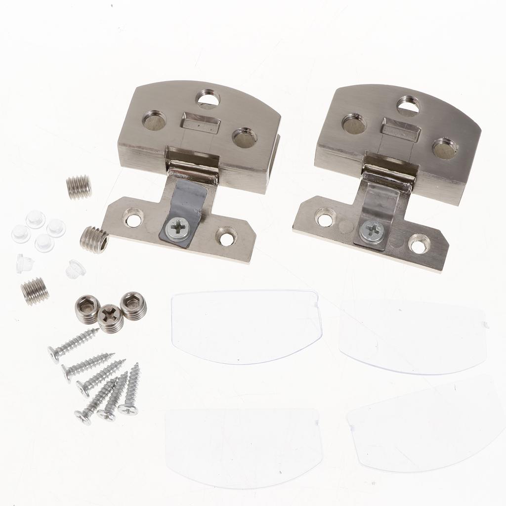 2Pcs Glass Door Hinge Display Cabinet Hinges Swivel Cupboard Hinges 5-8mm
