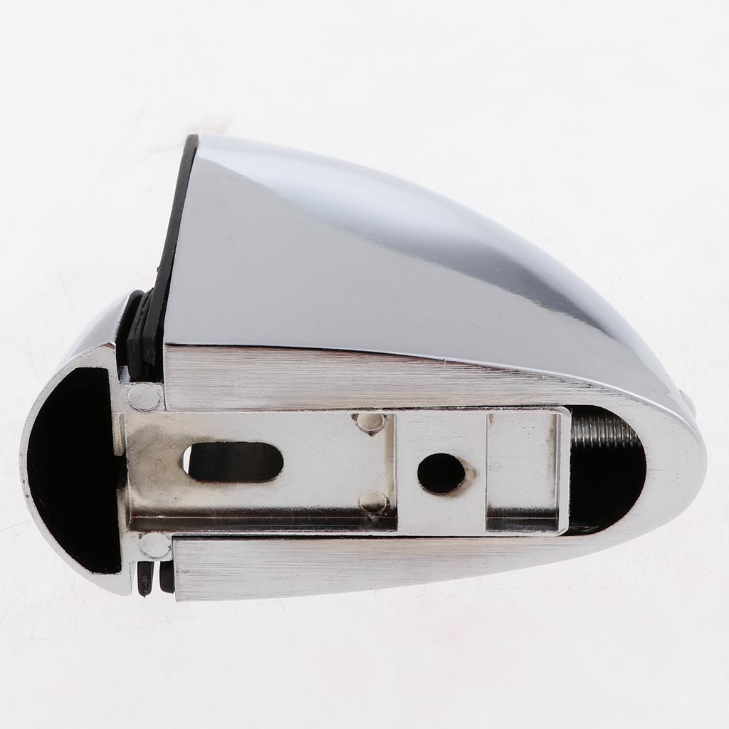 4x Adjustable Glass Clamp Clip Wood Glass Shelf Support Bracket L