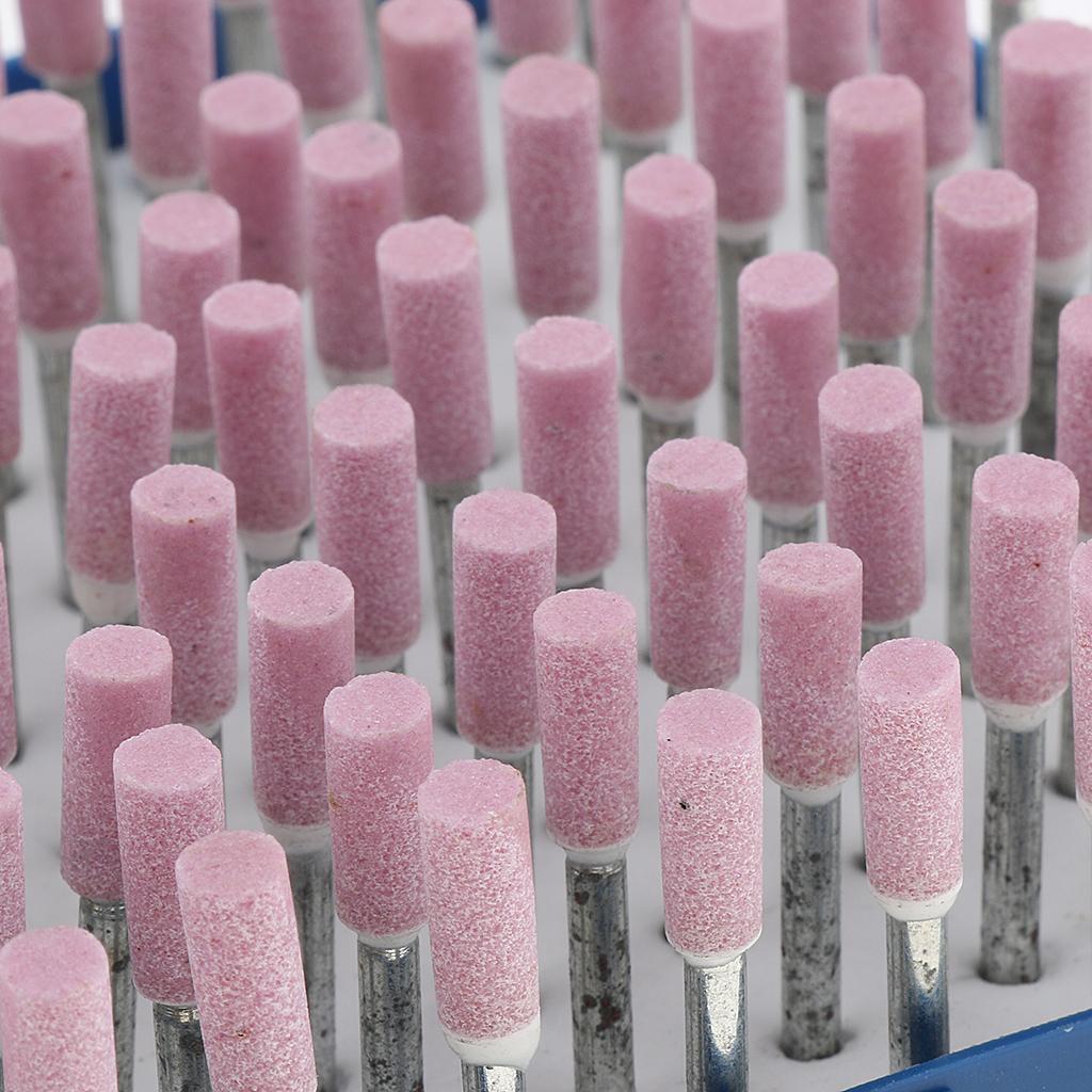 100Pieces Abrasive Grinding Wheel Burr Bit Polishing Stone Tip Rotary 5mm