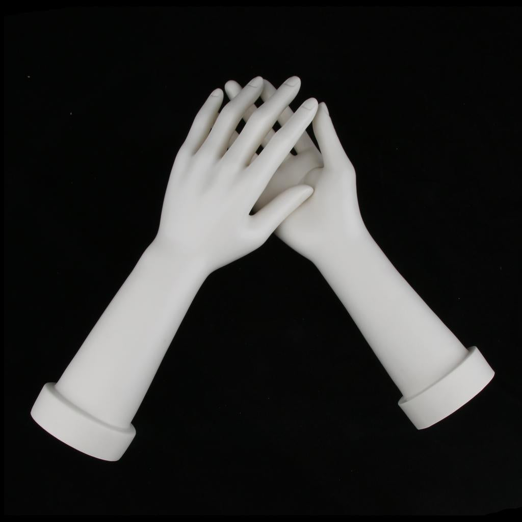 Set of 2 Pcs Female Adult Left & Right Hand Mannequin Women Display Molds