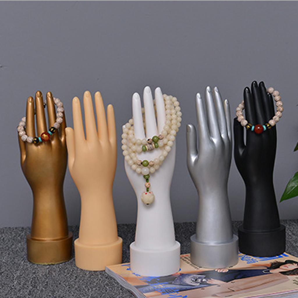 Female Mannequin Hand for Jewelry Bracelet Watch Display Left Hand Black