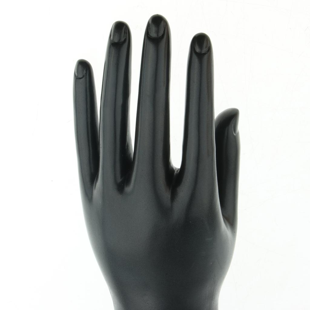 Female Mannequin Hand for Jewelry Bracelet Watch Display Left Hand Black