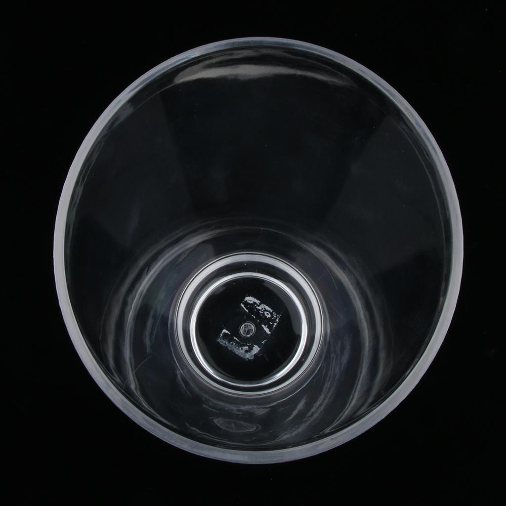 Clear Oblique Acrylic Vegetable Fruit Salad Serving Bowl KTV Restaurant L