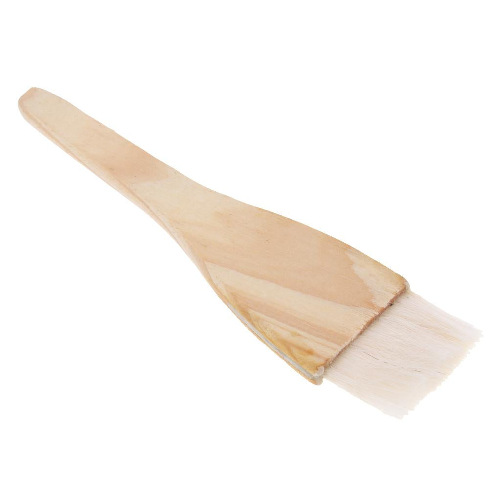 Baking Tool Wooden Handle Wool Brush Barbeque Oil Brush Pastry Brush S/L L