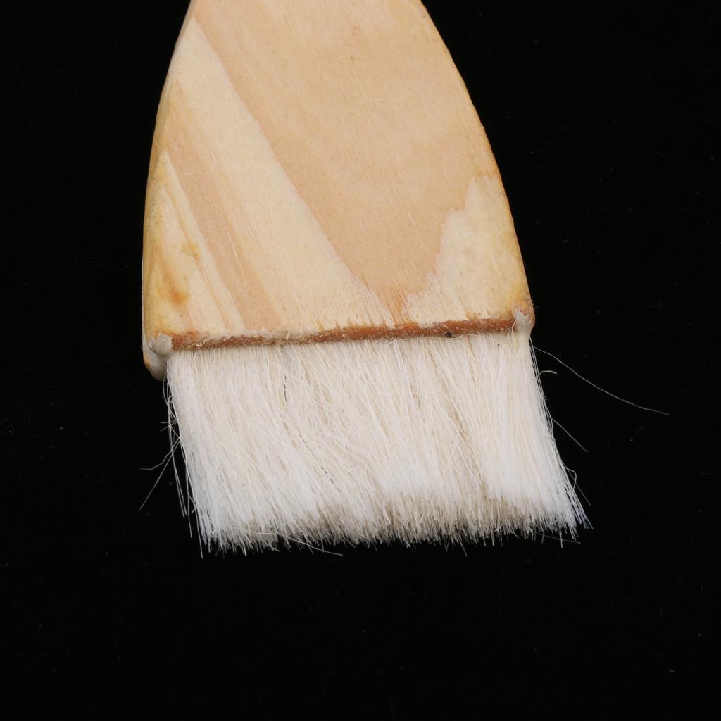 Baking Tool Wooden Handle Wool Brush Barbeque Oil Brush Pastry Brush S/L L