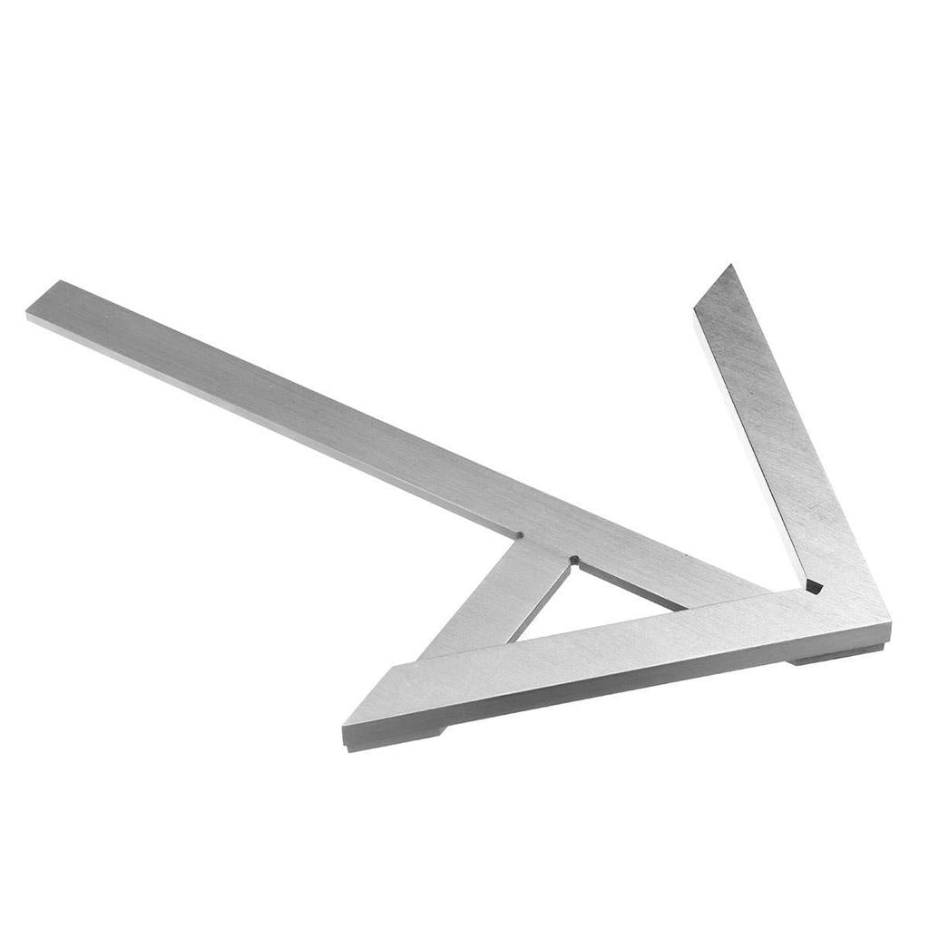 Steel Ruler Angle Measure Woodworking Gauge Inspection Gage 150x130mm