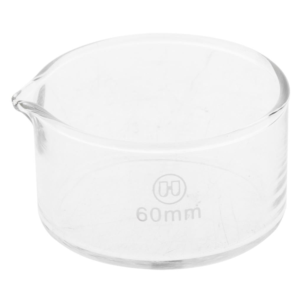 60mm Reusable Glass Crystallizing Dishes, Borosilicate