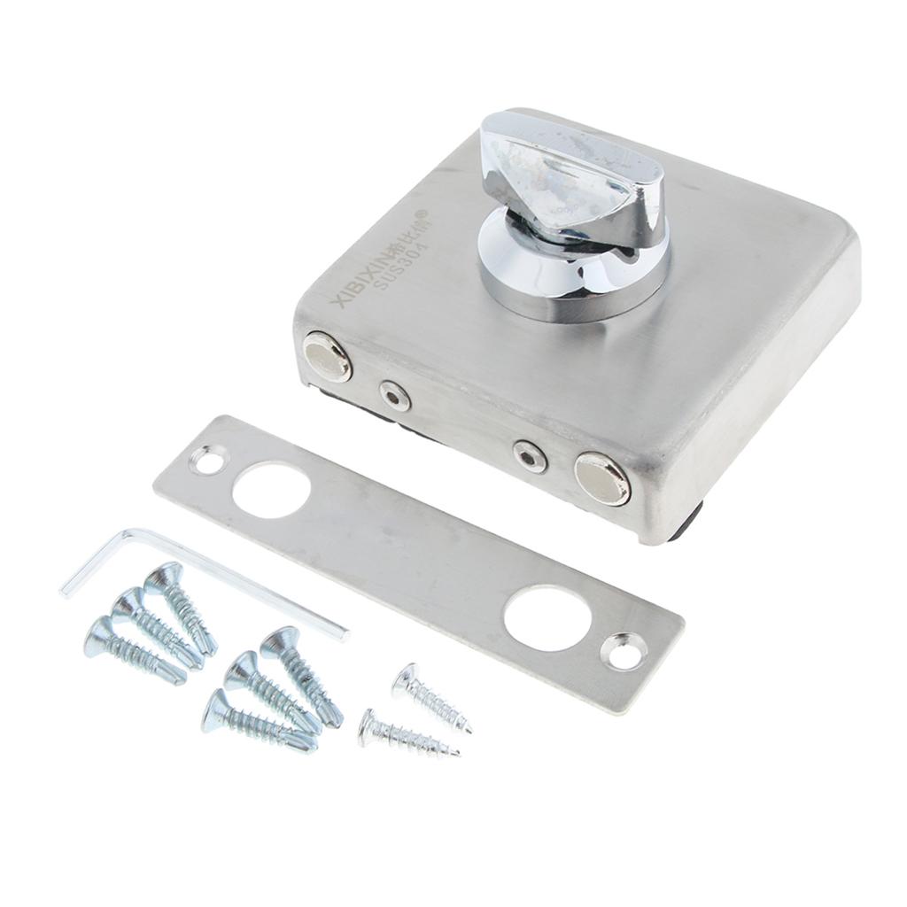 Door Turn Bolt Lock Stainless Steel Toilet Privacy Latch X-MZ1129