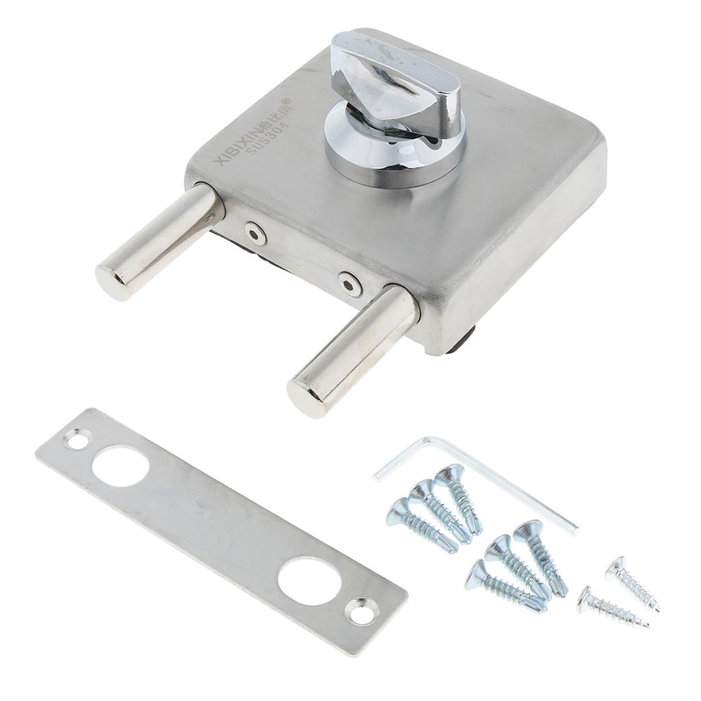 Door Turn Bolt Lock Stainless Steel Toilet Privacy Latch X-MZ1129