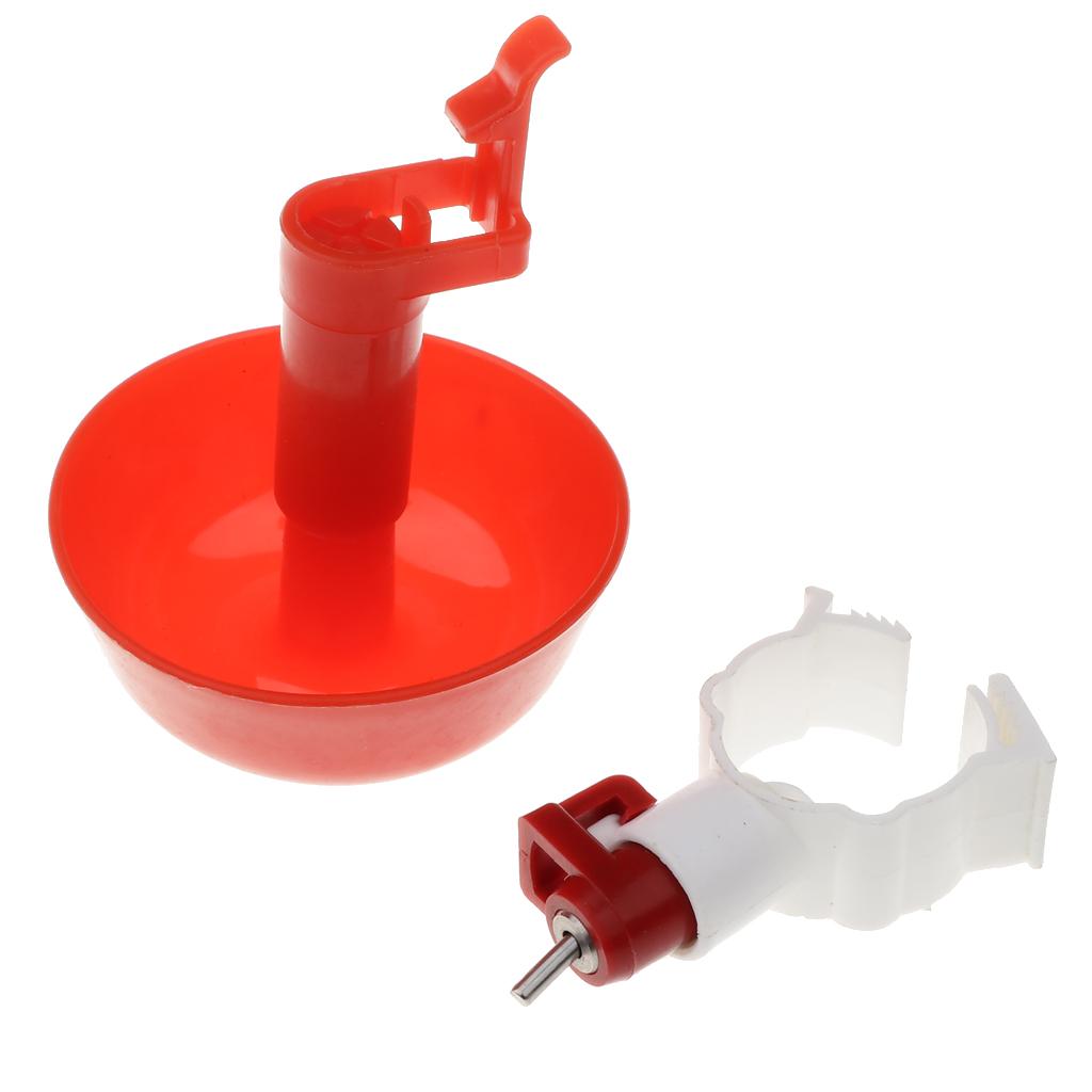 1Pcs Poultry Chicken Automatic Watering Cup Bird Pigeon Drinker Feeder Bowl A