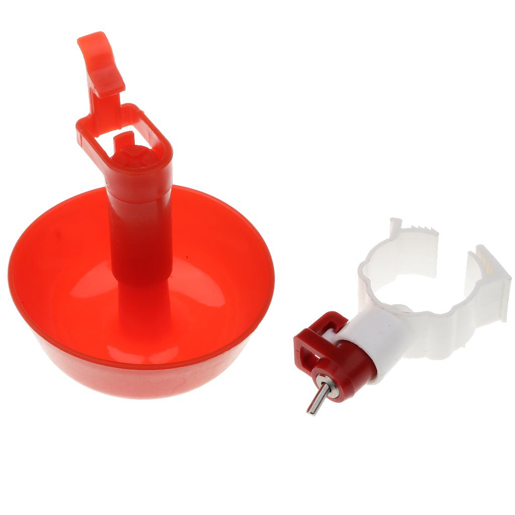 1Pcs Poultry Chicken Automatic Watering Cup Bird Pigeon Drinker Feeder Bowl A