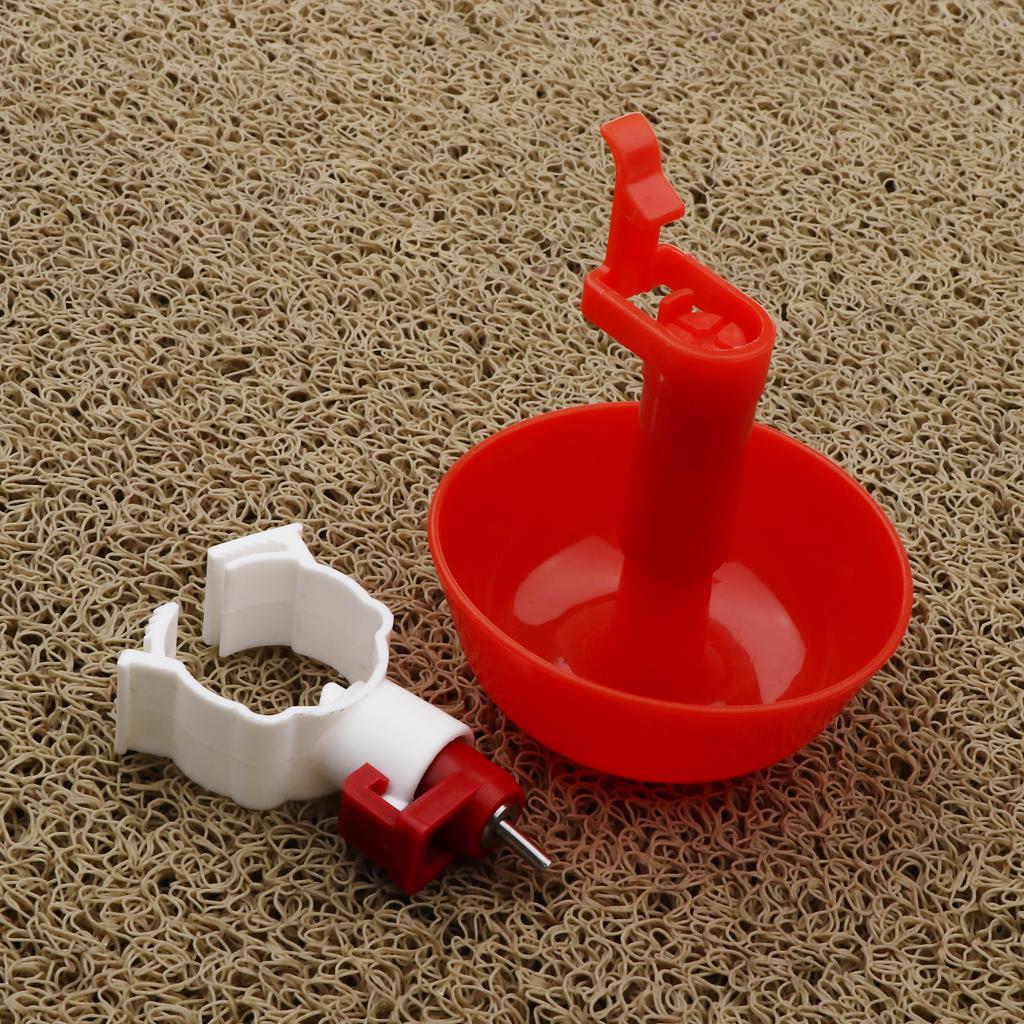 1Pcs Poultry Chicken Automatic Watering Cup Bird Pigeon Drinker Feeder Bowl A