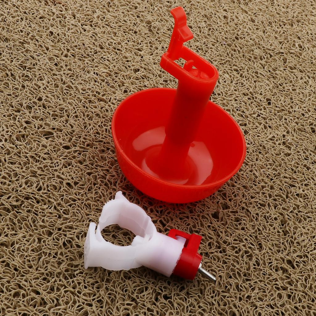 1Pcs Poultry Chicken Automatic Watering Cup Bird Pigeon Drinker Feeder Bowl B