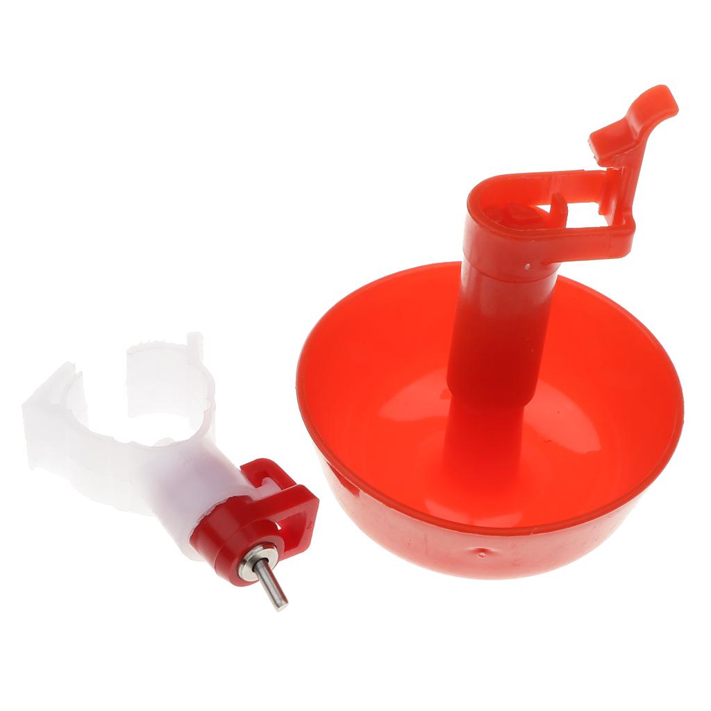 1Pcs Poultry Chicken Automatic Watering Cup Bird Pigeon Drinker Feeder Bowl B