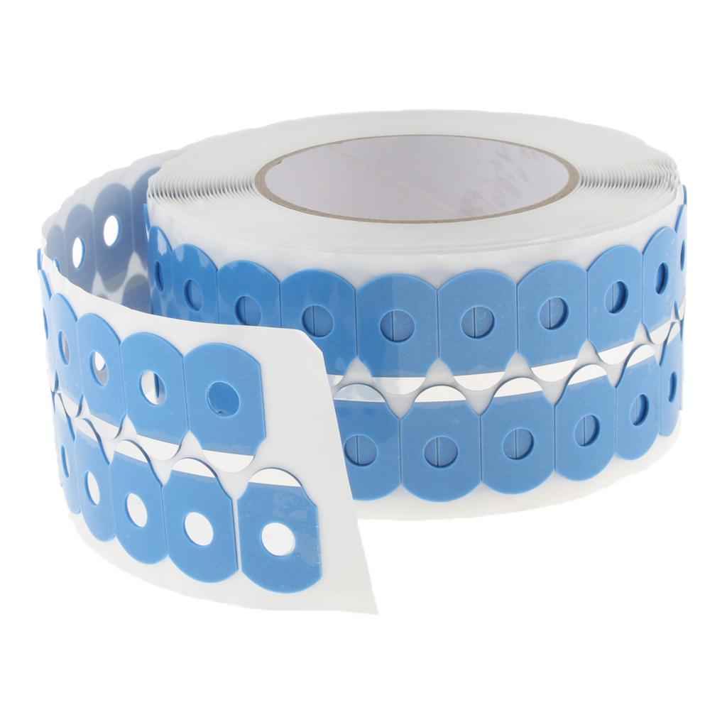 1000 Pcs Optical Eyeglasses Lens Anti-Slip Blocking Pads Sticker Roll Blue