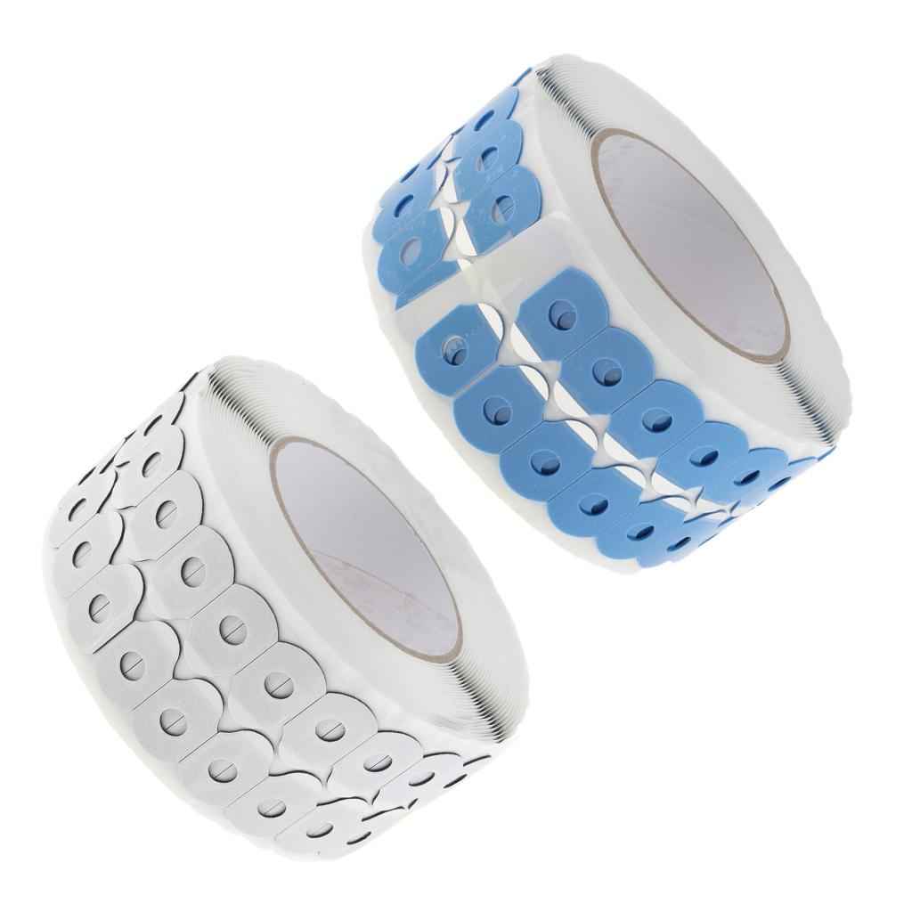 1000 Pcs Optical Eyeglasses Lens Anti-Slip Blocking Pads Sticker Roll Blue