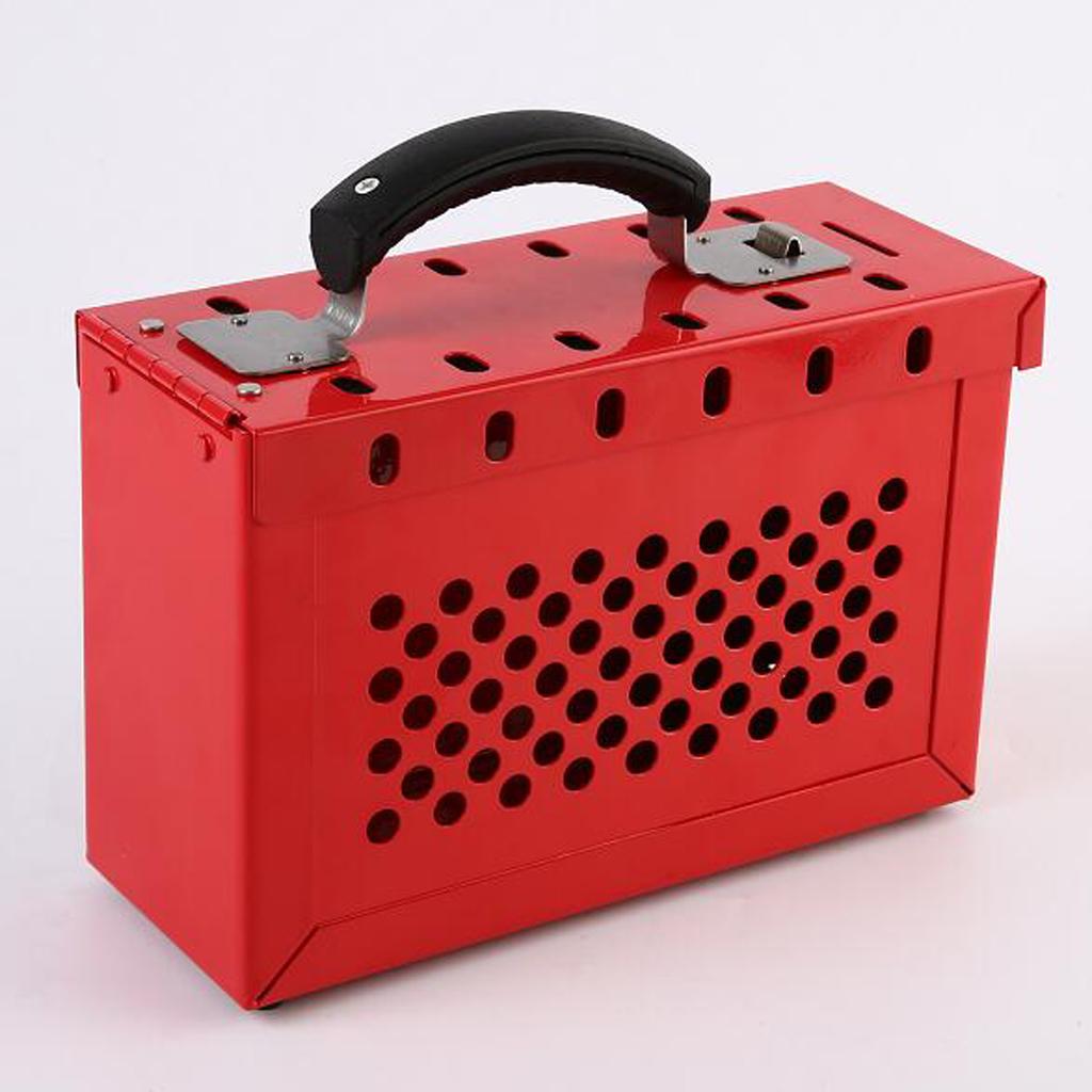 LOTO Box Safety Lockout Tagout Lock Device Storage, up to 12 Padlocks