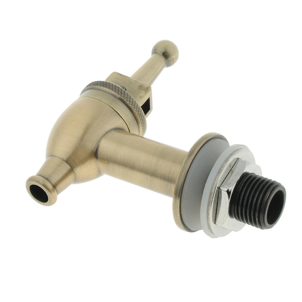 3/8'' Draft Beer Faucet Bar Flow Control Tap Chrome Plated