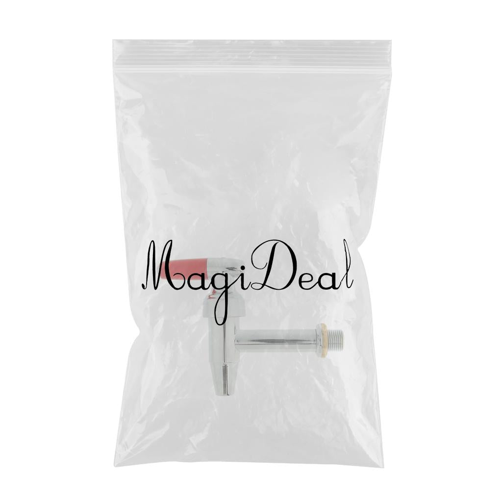 1/2" Hot Cold Water Faucet Kitchen Bathroom Water Dispenser Barrel Tap Brass