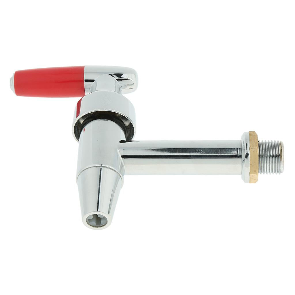 1/2" Hot Cold Water Faucet Kitchen Bathroom Water Dispenser Barrel Tap Brass