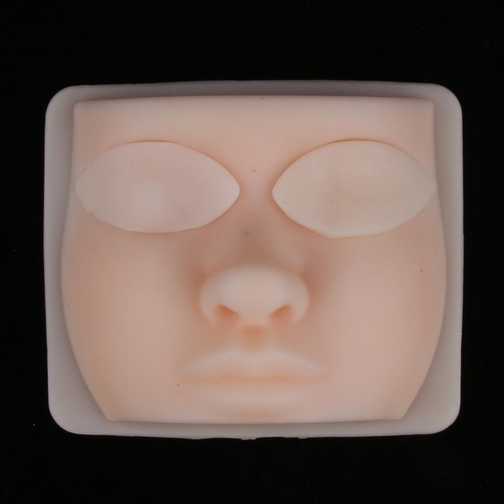 Silicone Head Model Skin Suture Facial Model Cosmetic Study Practice
