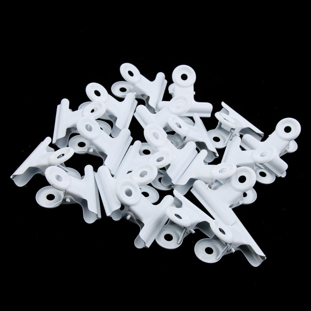 20 Pieces Metal Clip Grip Clip Clamp for Paper Bag Money Photo 38mm